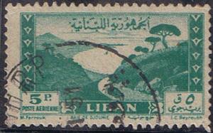 Lebanon.  Airmail issue of 1947 SC C119  FU