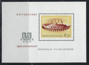 Hungary 1704 MNH 1965 souvenir sheet (an5926)