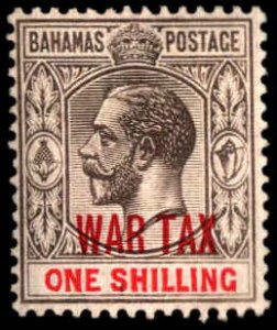 Bahamas #MR8, Incomplete Set, 1918, Hinged, Thinned