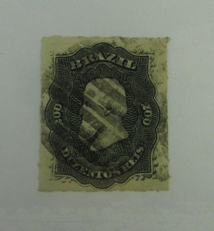 1876 Brazil  SC #66  Emperor Dom Pedro   used stamp