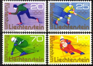 Liechtenstein 1975 Sc#572/575  Innsbruck Olympics Set (4) MNH