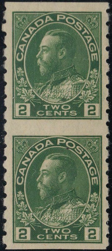 CANADA 128a FVF MH PAIR Type II (32520) 