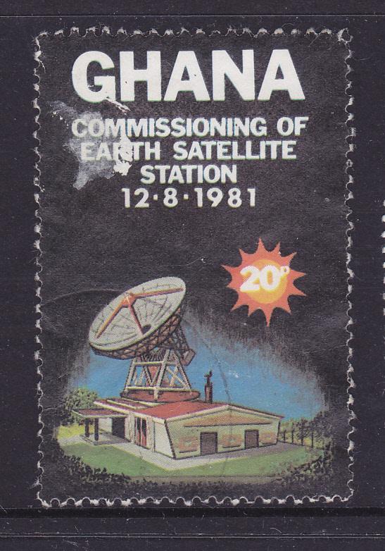 Ghana 1981 Earth Satellite Sation - 20p used