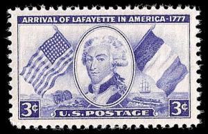 # 1010 MINT NEVER HINGED LAFAYETTE TEMP