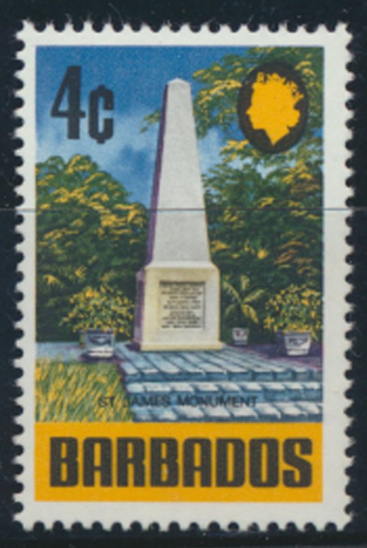 Barbados  SG 402 SC# 331 MNH Chalky Paper  St James Monument 1970 see scan