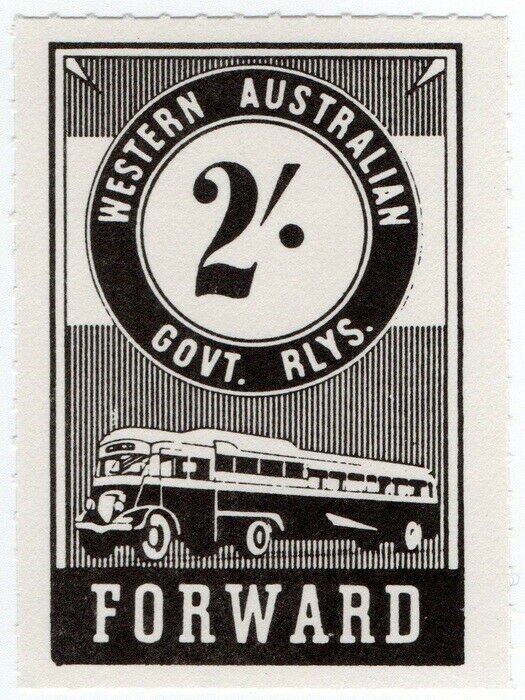 (I.B) Australia - Western Australia Railways : Parcels 2/-