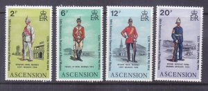 Ascension 173-76 MNH 1973 Royal Marines Uniforms Set of 4 VF