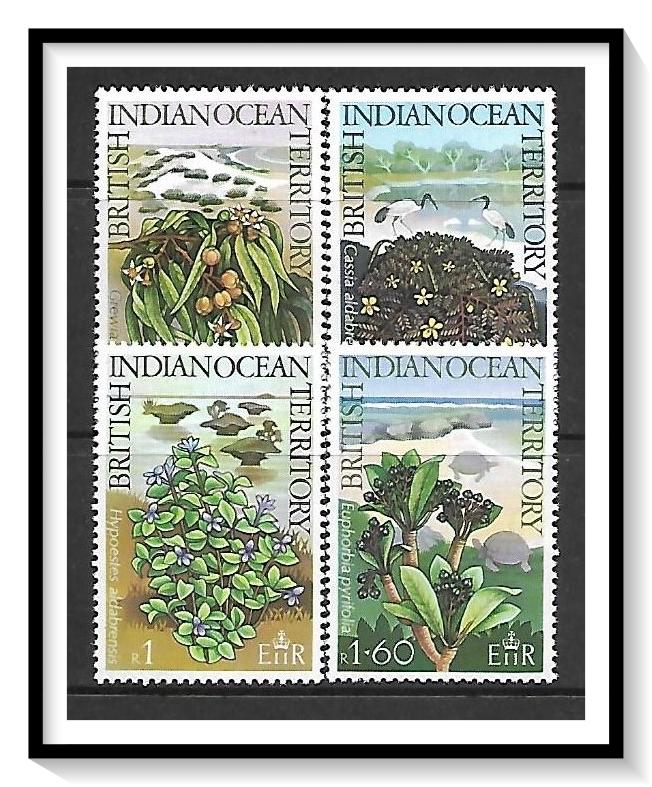 British Indian Ocean Territory #78-81 Native Plants Set MNH
