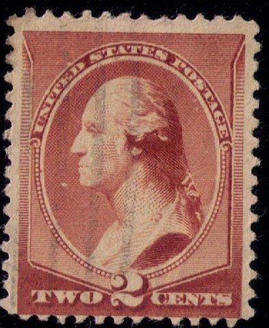 US Scott #210 Used Lightly Cancelled F-VF