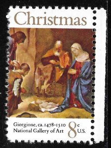 US #1444 8c Christmas - Adoration of the Shepherds ~ MNH