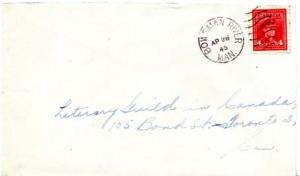 Canada Soldier's Free Mail 1945 F.P.O.-S.C. 6, 2 Group C, Canadian Reinforcem...