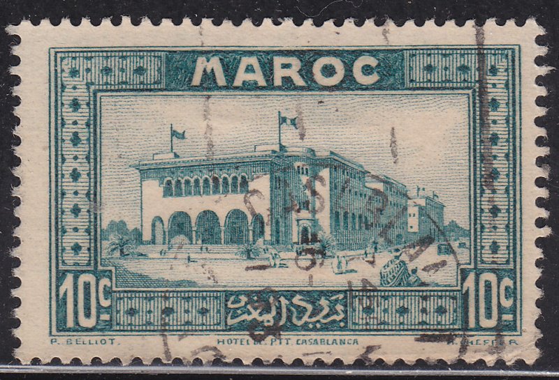 French Morocco 128 Casablanca Post Office 1933