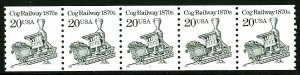 Sc 2463  20¢ Cog Railway PNC/5, Plate #1, MNH VF