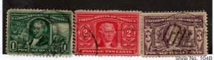 United States 323-325 Used