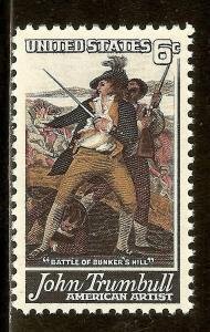 SCOTT #1361 SIX CENT JOHN TRUMBULL SINGLE MINT NEVER HINGED