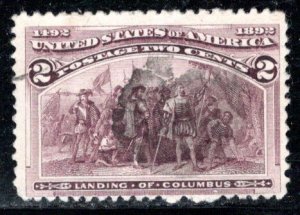 United States Scott # 231, used