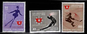 Italy Scott 927-929 MNH** Winter University Games stamp set