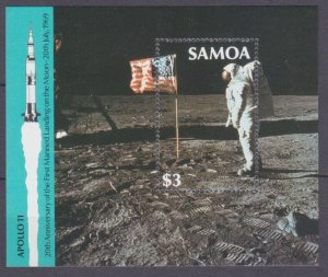 1989 Samoa 689/B46 25 years of Apollo 11 moon landing