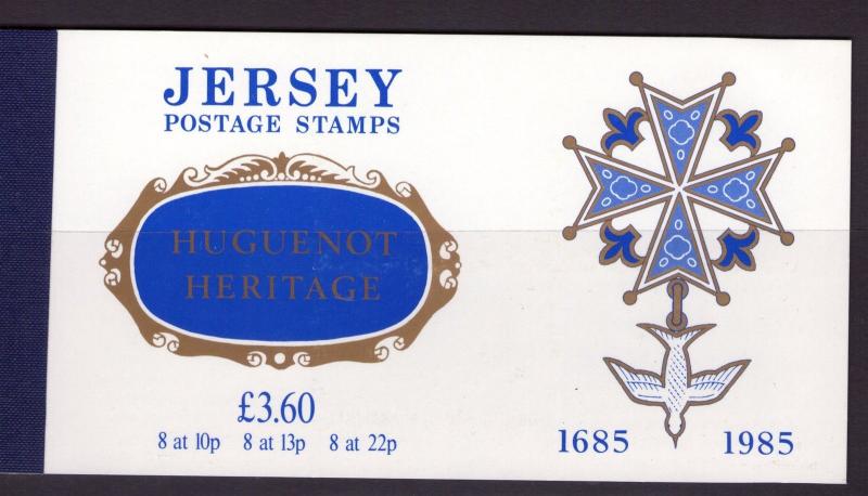 JERSEY HUGUENOT HERITAGE 1985 BOOKLET SUERB MNH