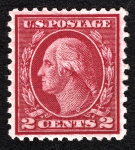 US 1919 2¢ Washington T3 10 x 11 perfs Coil Waste Stamp #539 MH CV $12