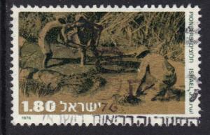 Israel 1976  used  without tab pioneers 1.80 £   #