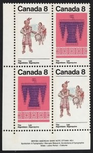 Canada 569ai Plate Block LL VF MNH