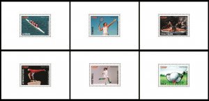 NIGER 2023 OLYMPIC GAMES ROWING TENNIS TRIATHLON GOLF FOOTBALL GYMNASTICS MNH-