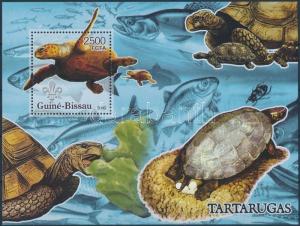 Guiné Bissau stamp Turtles block MNH 2005 Mi 538 WS163354