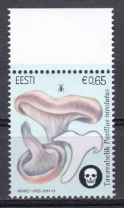 Estonia, Mushrooms MNH / 2017