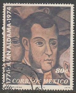 MEXICO 1086, 80¢ Bicentenary of the birth of Juan Aldama USED. VF. (873)