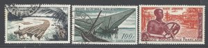 French Equatorial Africa Sc # C39-C41 used (RRS)