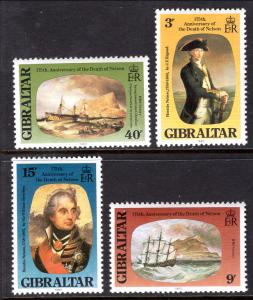 Gibraltar 394-397 Nelson MNH VF