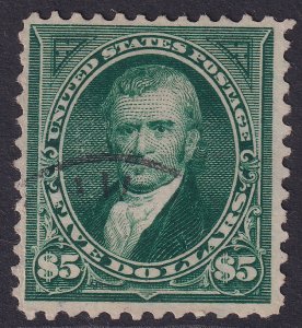 #278 Used, Fine+, Rare light cancel (CV $600 - ID48229) - Joseph Luft