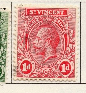 St Vincent 1916-21 Early Issue Fine Mint Hinged 1d. 268987