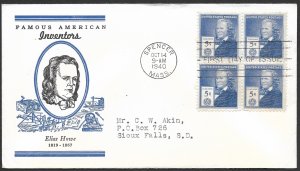 Doyle's_Stamps: Complete Akins Famous Americans Linnprint Cache FDC Set