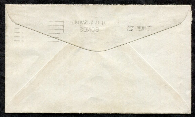 p673 - HONOLULU Hawaii 1941 Airmail Cover to Seattle. 20c Line at Bottom Margin