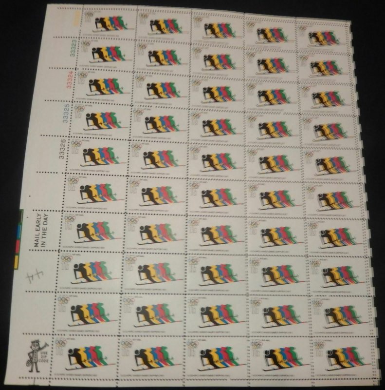 MALACK C85 11c Olympics, F/VF OG NH, Full Sheet of 5..MORE.. sheetc85