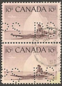 Canada: #190 192 301 351 404 405 - PS Prov.SASK Perfins