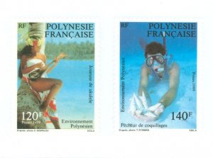 French Polynesia #510-511  Single (Complete Set) (Cat)