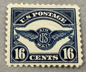 United States C5 - 1923 - 16¢ Airmail - dark blue VF - Mint Lightly Hinged