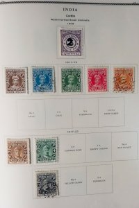 India States 1800s to 1950 Stamp Collection