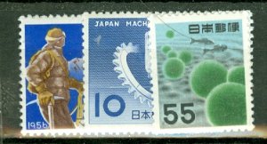 AN: Japan 618, 620-634 mint (1956 issues) CV $54.30; scan shows only a few