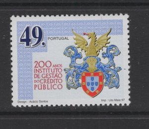 Portugal #2152 (1997 Public Credit issue) VFMNH CV $0.85