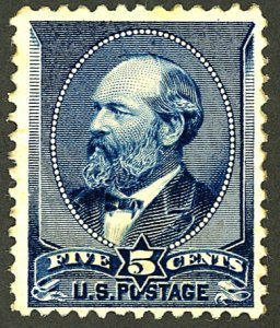 U.S. #216 MINT OG HR