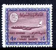 Saudi Arabia 1966-75 Boeing 720B Aircraft 4p (no wmk) unm...