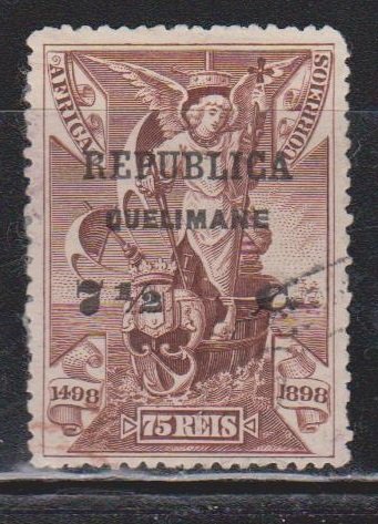 QUELIMANE Scott # 14 Used - Overprint & Surcharge