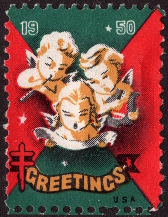 WX150 Christmas Seal (1950) Unused/No Gum