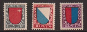 Switzerland   #B15-B17  MNH  1920   Pro Juventute