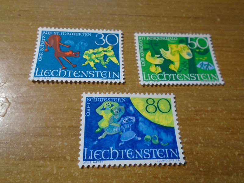 Liechtenstein  #  443-45  MNH