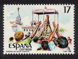 Spain Our Lady of the Dew Festival 1986 MNH SG#2868